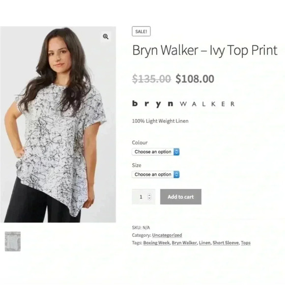 Bryn Walker Ivy Print Top - Picture 6 of 10